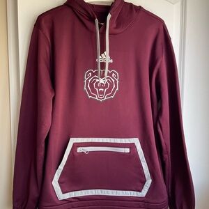 Adidas Missouri State Bear Sweatshirt Pullover Hoodie